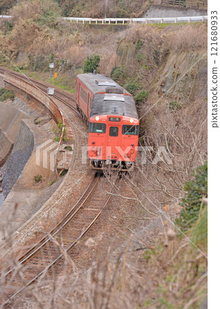 Amaharashi Coast, Takaoka City, Toyama Prefecture, Himi Line Amaharashi Coast, Takaoka City, Toyama Prefecture, Himi Line 121680933