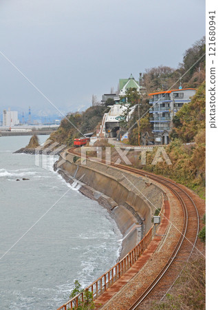 Amaharashi Coast, Takaoka City, Toyama Prefecture, Himi Line Amaharashi Coast, Takaoka City, Toyama Prefecture, Himi Line 121680941