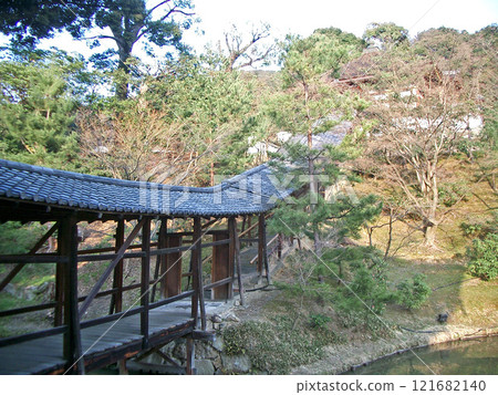 Garyu-ro Corridor at Kodaiji Temple in Kyoto (before renovation work) 121682140