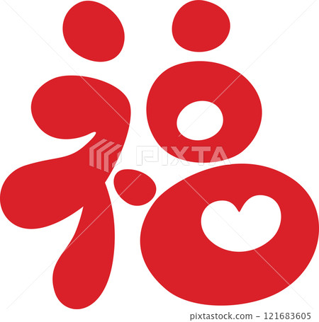 Lucky character red 121683605