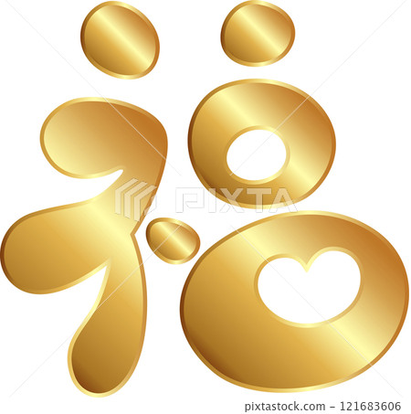 Lucky character Gold 121683606