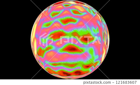 Colorful orb 121683607