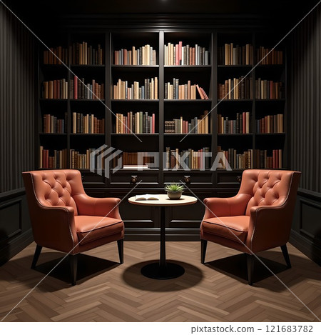 A relaxed conversation room 121683782