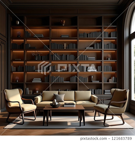 氣氛平靜的討論室 121683789