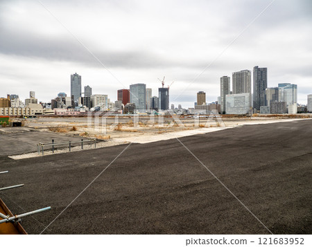 計畫大規模重建的築地市場舊址（2025年1月拍攝） 121683952