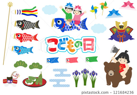 Children's Day illustration set_1 Children's Day illustration set_1 121684236