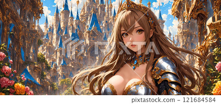 Beautiful princess in the palace Beautiful princess in the palace 121684584