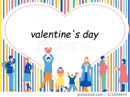 people enjoying valentines day 121684654