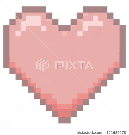 Light pink dot heart mark Light pink dot heart mark 121684678