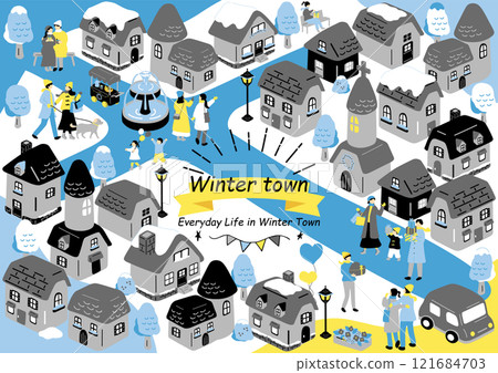 Winter streets 121684703