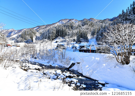 長野縣小谷村中谷橋/中谷河附近的風景（長野縣小谷村） [2024.12] 121685155