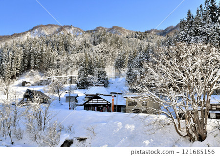 長野縣小谷村中谷橋/中谷河附近的風景（長野縣小谷村） [2024.12] 121685156