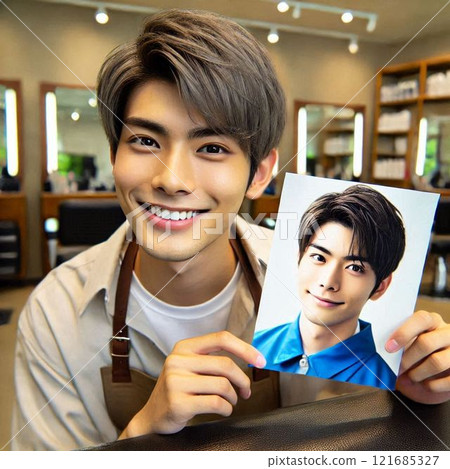 有照片的理髮師 121685327