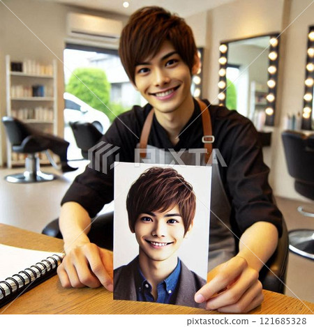 有照片的理髮師 121685328