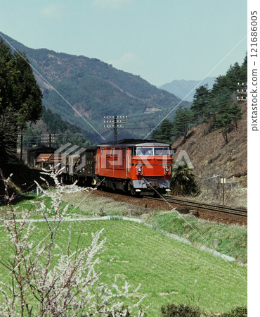 1977年DD54次貨運列車穿越伴丹線生野峠 121686005