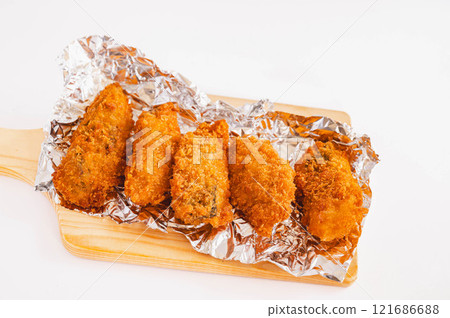 Horse mackerel fries rebaked in a toaster Horse mackerel fries rebaked in a toaster 121686688