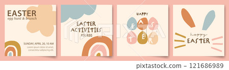 復活節廣場背景設計集 復活節廣場背景設計集 121686989