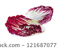 Radicchio isolated on white background 121687077