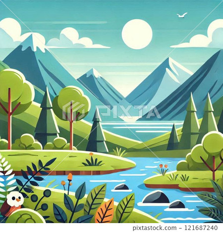 Spectacular natural scenery Spectacular natural scenery 121687240