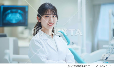 Female dentist image 02 121687592