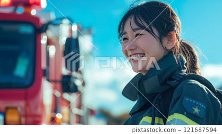 防災日～女消防員02 121687594