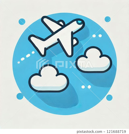 一架飛機的插圖 121688719