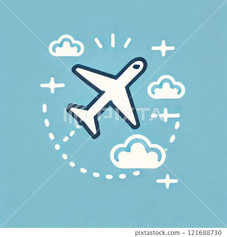 一架飛機的插圖 121688730