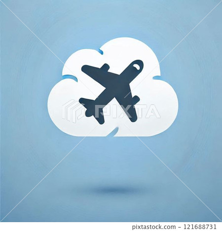 一架飛機的插圖 121688731