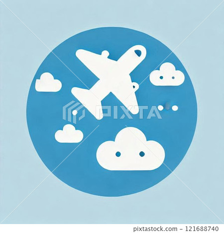 一架飛機的插圖 121688740