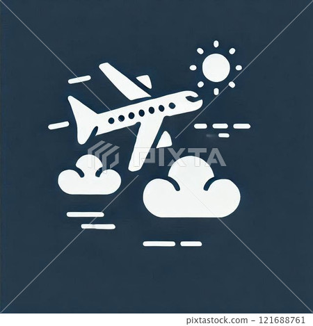 一架飛機的插圖 121688761