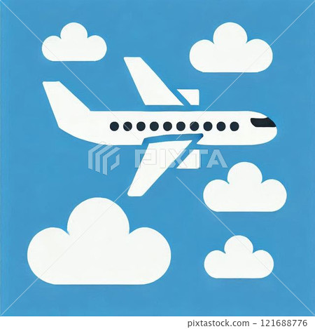 一架飛機的插圖 121688776