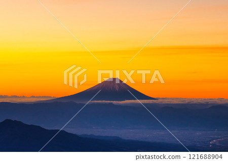 Mount Fuji at sunrise Mount Fuji at sunrise 121688904