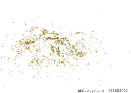 Dry ground spice for cooking, dill. Dry ground spice for cooking, dill. 121688962