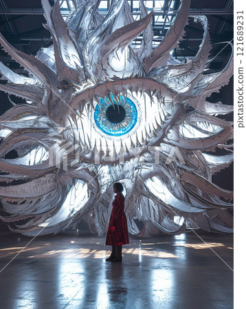 奇異生物當代美術館藝術品名稱【事實之眼】 121689231