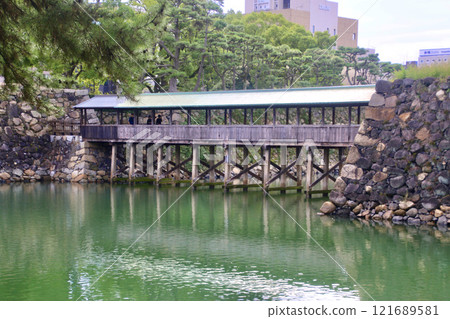 Takamatsu Castle Ruins/Sayabashi (Takamatsu City, Kagawa Prefecture) Takamatsu Castle Ruins/Sayabashi (Takamatsu City, Kagawa Prefecture) 121689581