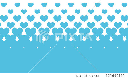 淺藍色心形漸層背景 121690111