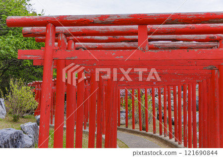 Aomori, Tsugaru, Takayama Inari Shrine's Thousand Torii Gates 121690844