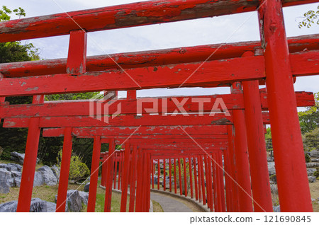 Aomori, Tsugaru, Takayama Inari Shrine's Thousand Torii Gates Aomori, Tsugaru, Takayama Inari Shrine's Thousand Torii Gates 121690845