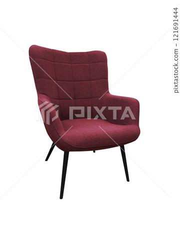 Modern chair isolated on a white background 121691444