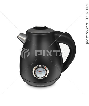 Metal black electric kettle 121691470
