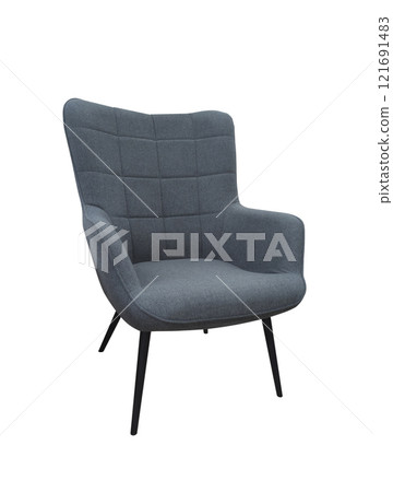 Modern chair isolated on a white background 121691483