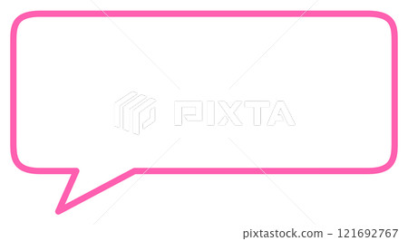 用於在漫畫中書寫線條和訊息的語音氣泡的插圖 用於在漫畫中書寫線條和訊息的語音氣泡的插圖 121692767