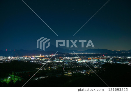 Night view from Nihon-daira, Shizuoka Prefecture 121693225