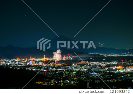 靜岡縣日本平市的夜景 121693242