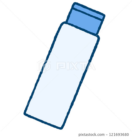 一個簡單的瓶子的插圖 121693680