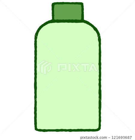 一個簡單的瓶子的插圖 121693687