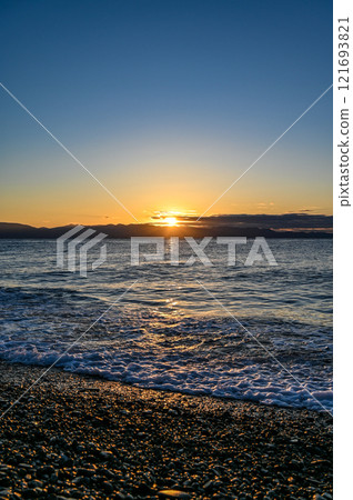 First sunrise from the coast of Shizuoka Prefecture First sunrise from the coast of Shizuoka Prefecture 121693821