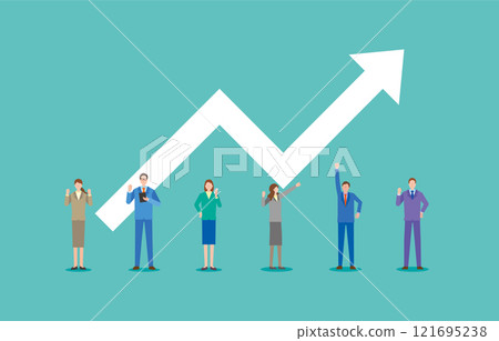 Business trend image illustration Business trend image illustration 121695238