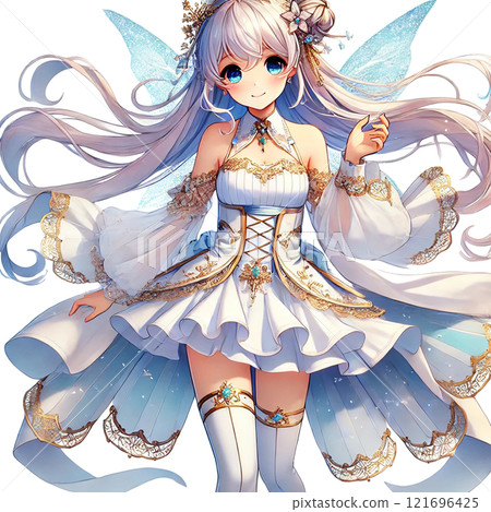 Young and beautiful angel 121696425