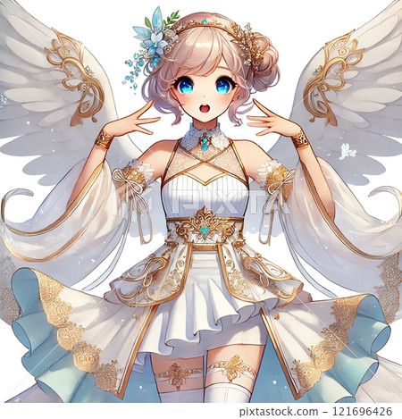 Young and beautiful angel 121696426